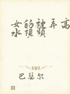 女的被弄高潮喷水视频