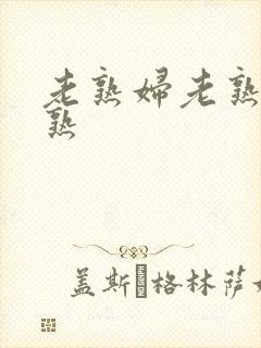 老熟妇老熟女太熟