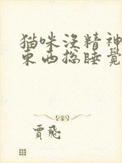 猫咪没精神不吃东西总睡觉还呕吐封面