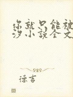 你就只能被by汐小说全文免费阅读