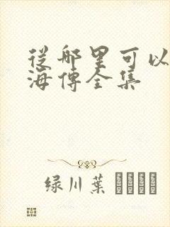 从哪里可以看藏海传全集