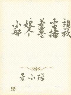 小娘惹电视剧在哪个台播放封面