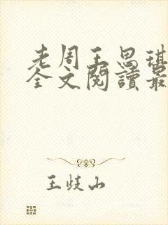 老周王思琪小说全文阅读最新章节更