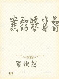 安知晓作品:总裁的替身前妻全本封面