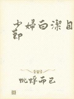 少妇白洁目录章节