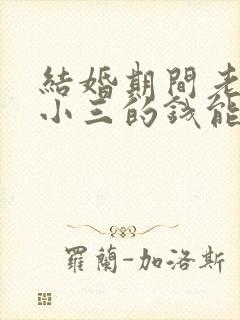 结婚期间老公给小三的钱能要回来吗