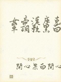 女帝汉库克被海军调教黑白封面