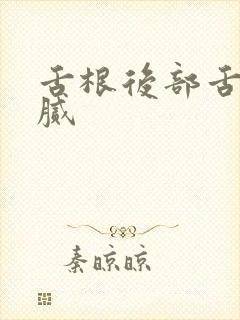 舌根后部舌苔黄腻