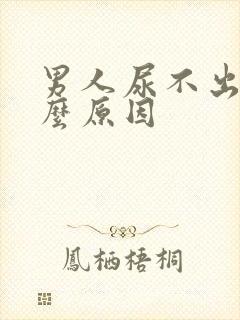 男人尿不出尿什么原因