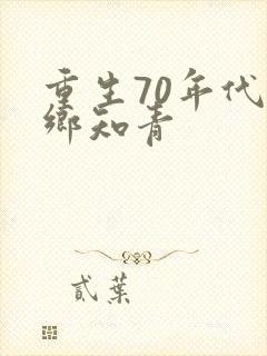 重生70年代下乡知青