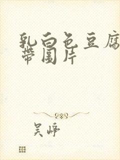 乳白色豆腐渣白带图片