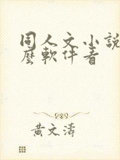 同人文小说用什么软件看