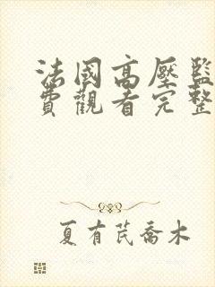 法国高压监狱免费观看完整版在线播