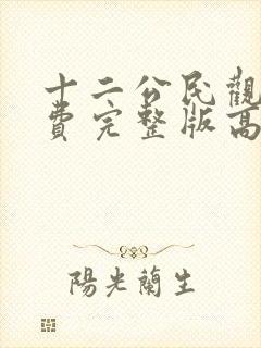 十二公民观看免费完整版高清