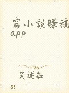 写小说赚稿费的app封面