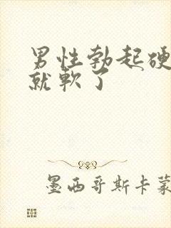 男性勃起硬一会就软了封面