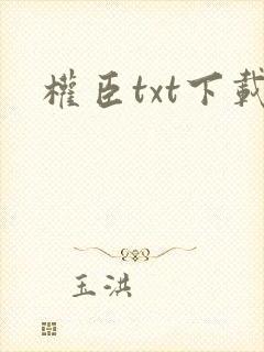 权臣txt下载封面