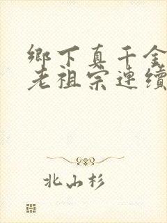 乡下真千金竟是老祖宗连续剧完整版