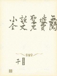 小说圣墟无弹窗全文免费阅读