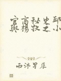 官商秘史邱玉汝与杨牧之小说