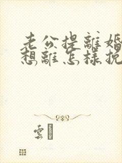 老公提离婚我不想离怎样挽救封面