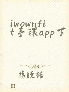 iwownfit手环app下载