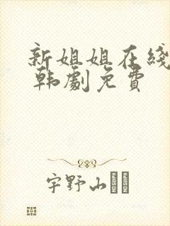 新姐姐在线观看 韩剧免费