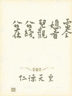 公公儿媳电视剧在线观看全集