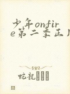 少年onfire第二季正片免费观看