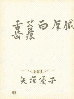 舌苔白厚腻 有齿痕