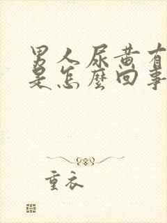 男人尿黄有味道是怎么回事封面