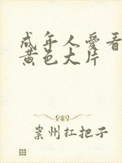 成年人爱看免费黄色大片