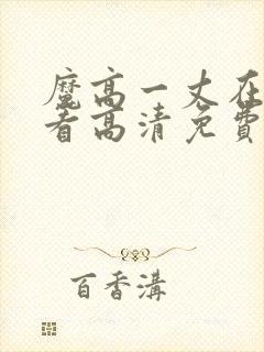 魔高一丈在线观看高清免费观看完整版