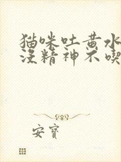 猫咪吐黄水拉稀没精神不吃饭