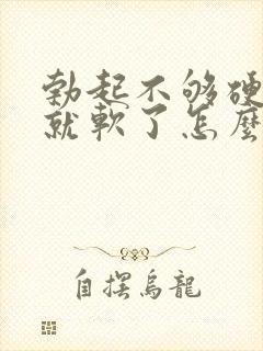 勃起不够硬一会就软了怎么治