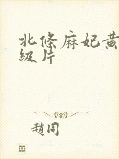 北条麻妃黄色一级片
