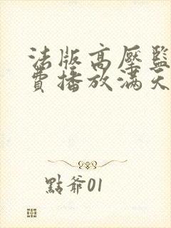 法版高压监狱免费播放满天星封面