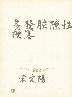 多发腔隙性脑塞梗塞