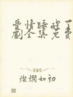 爱情睡醒了电视剧全集免费观看完整版