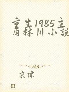 重生1985主角林川小说免费阅读