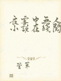 夜雾中无人爱我小说在线阅读