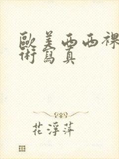 欧美西西裸体艺术写真封面