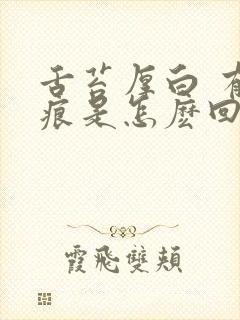 舌苔厚白 有齿痕是怎麽回事