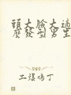 头大脸大适合什么发型男生