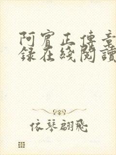 阿宾正传章节目录在线阅读