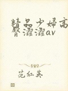 精品少妇高潮蜜臀涩涩av