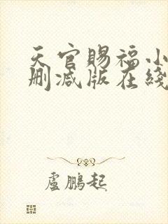 天官赐福小说无删减版在线