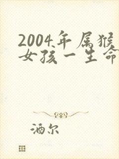 2004年属猴女孩一生命运怎样封面