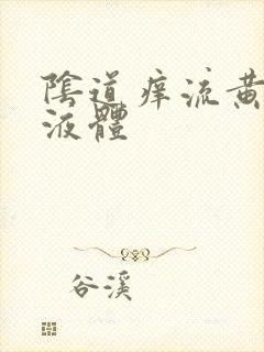 阴道痒流黄色的液体