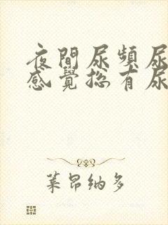 夜间尿频尿不尽感觉总有尿意